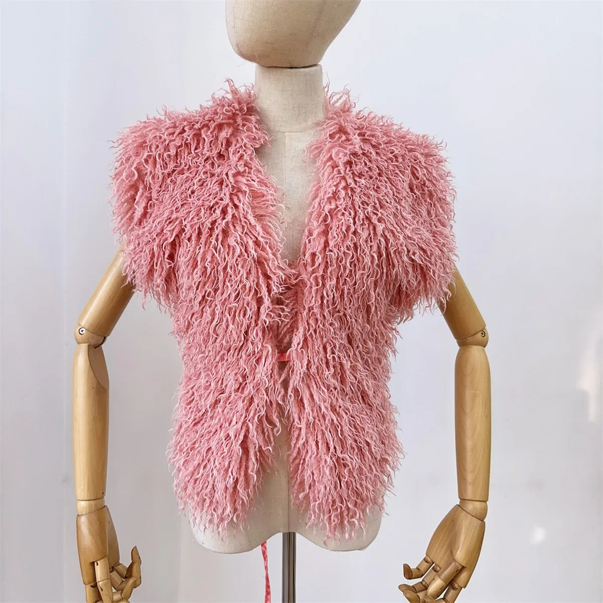 BOND-GIRL FAUX FUR VEST