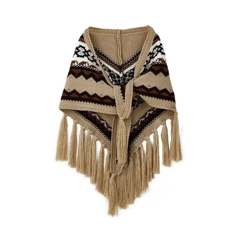 FRINGE PONCHO