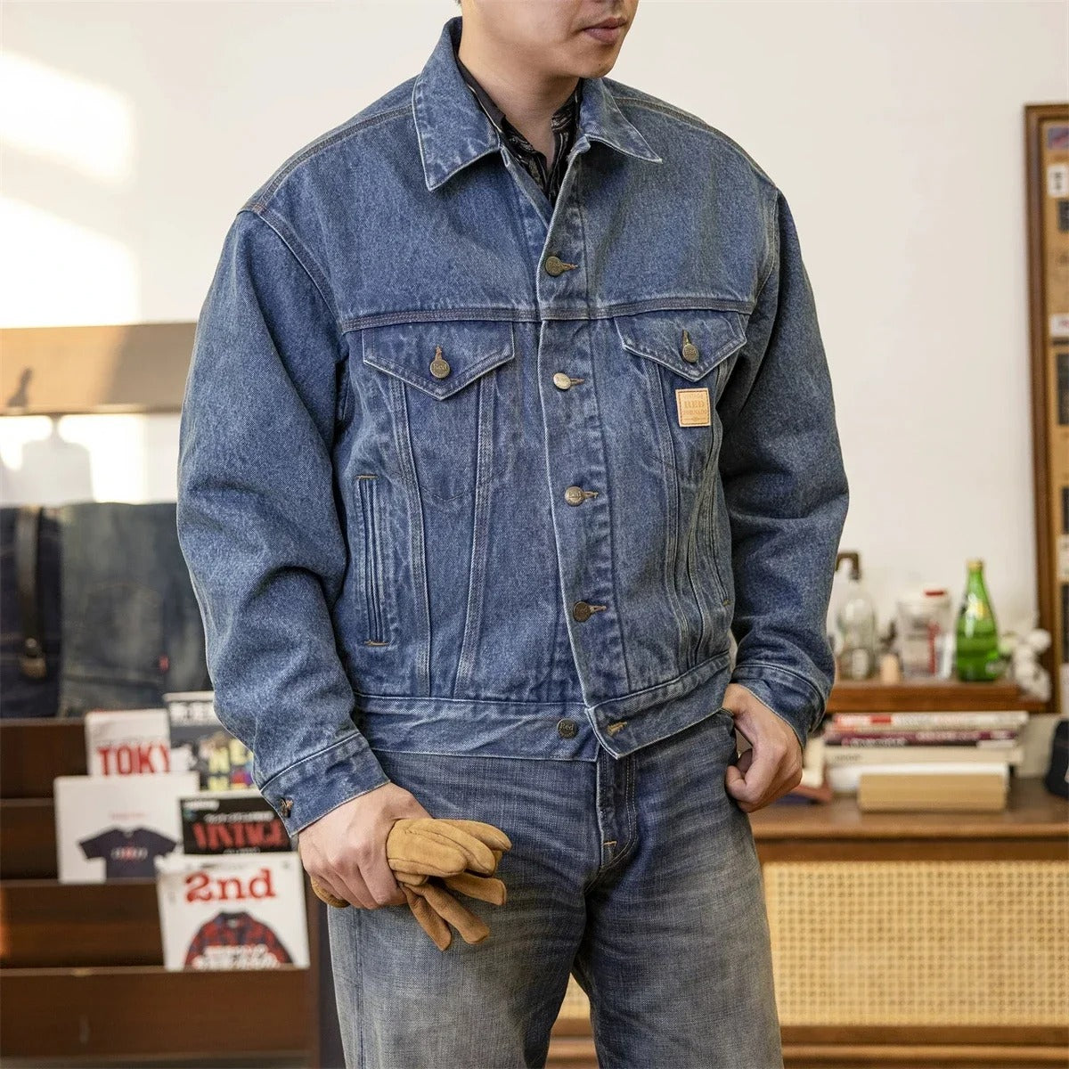 DENIM TRUCKER JACKET